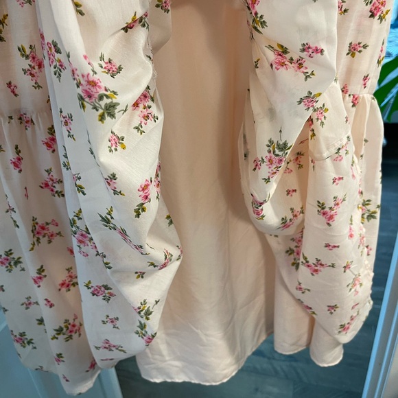 Ivy City Co Pink Ruched Tiered Sundress - Picture 7 of 8